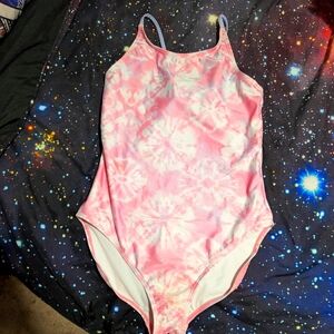 Wallflower Pink and White Swimsuit